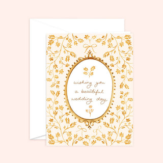 Ornate Wedding Day Card