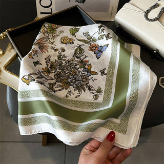Silky Butterfly Print Scarf