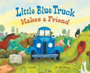 Little Blue Truck Makes a Friend Book