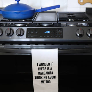 Margarita Thinking Tea Towel