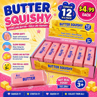 Pink Butter Squishy – Viral “Looks Like Butter” Fidget Toy