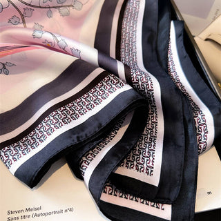 Artistic Printed Small Square Scarf