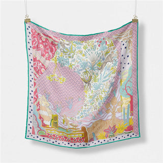 Silk Feel Square Scarf