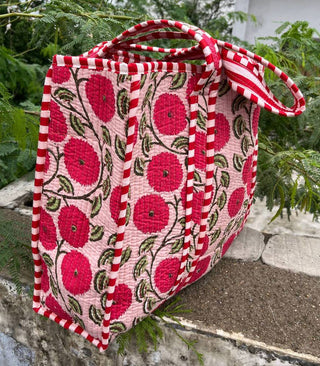 Floral India Tote