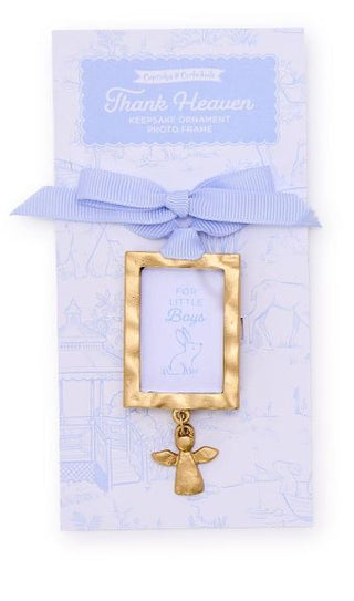 Angel Little Boy Ornament Photo Frame