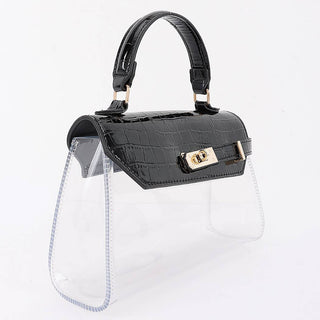 Transparent Top Handle Bag