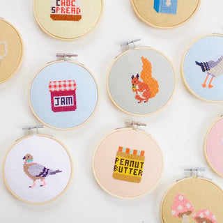 Aperol Cocktail Beginner Counted Cross Stitch Kit