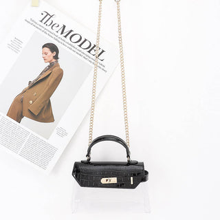 Transparent Top Handle Bag