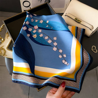 Artistic Printed Small Square Scarf