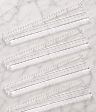 Clear Mahjong Tile Racks with Pushers Set