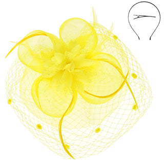 Floral Feathered Fascinator