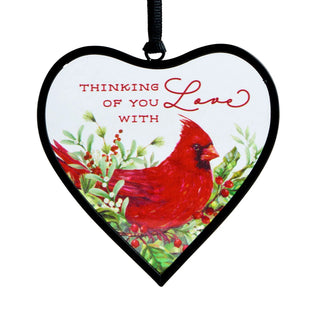 Thinking of You Cardinal Suncatcher Ornament