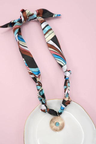 Scarf Charm Necklace