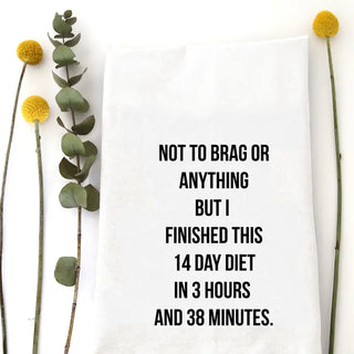 14 Day Diet Tea Towel