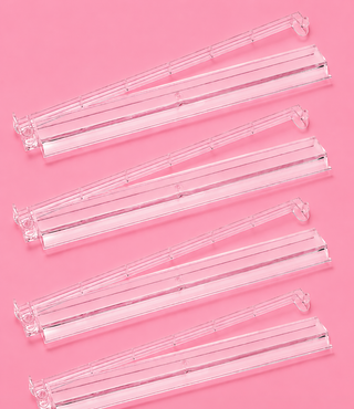 Clear Mahjong Tile Racks with Pushers Set