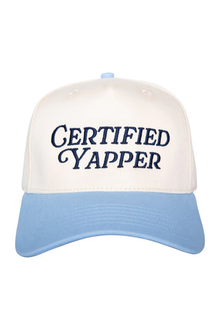 Certified Yapper Vintage Hat Lt. Blue