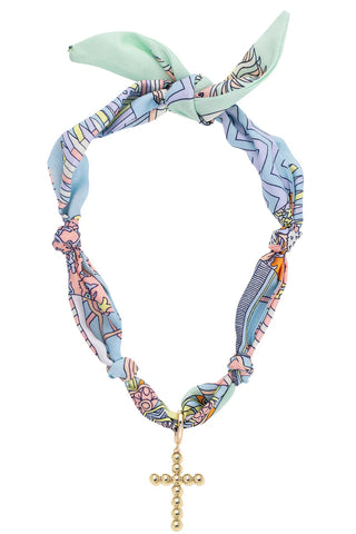 scarf necklace
