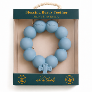 Blue Blessing Beads Teether