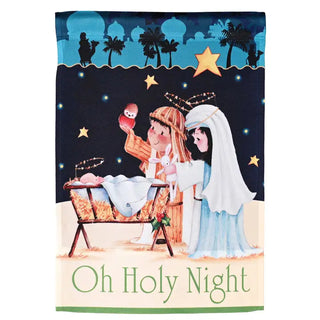 Holy Family Oh Holy Night Garden Flag
