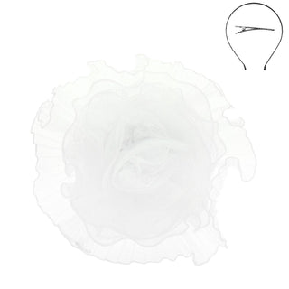 Rose Bloom Fascinator with Headband