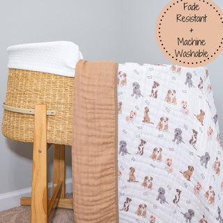 Muslin Woof Woof Quilt Baby & Kids Blanket