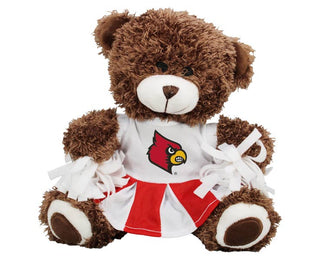 Louisville Cardinals Plush Cheerleader Bear