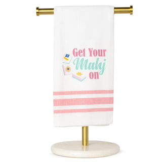 Get Your Mahj On Tea Towel