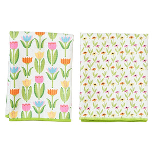 Mary Engelbreit Tulips Double Duty Reversible Towel
