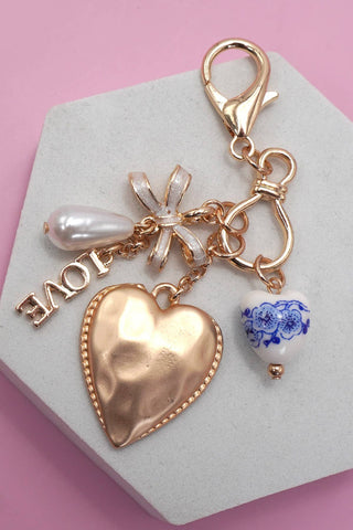 Bow/Love Bag Charm