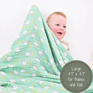 Muslin Golf A Round Quilt Baby & Kids Blanket