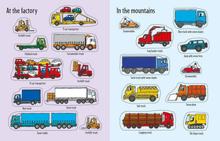 First Sticker Book Trucks Book