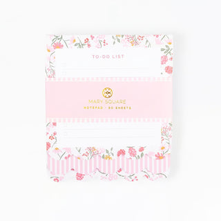 Pink Petal Charm 3-Tier Notepad