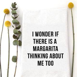 Margarita Thinking Tea Towel