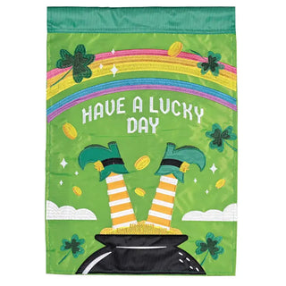 Have a Lucky Day Garden Flag