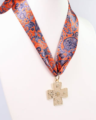 Carol Small Cross Charm Gold