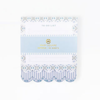 Petite Floral Stripe 3-Tier Notepad