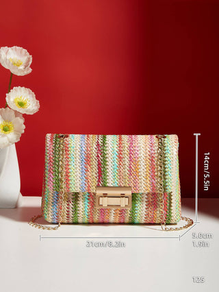 Summer Breeze Straw Purse