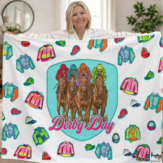 Derby Day Fleece Blanket