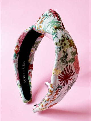 Ivory Floral Headband