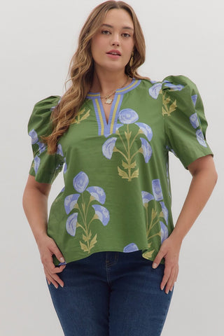 Lotus Flower Top- Curvy