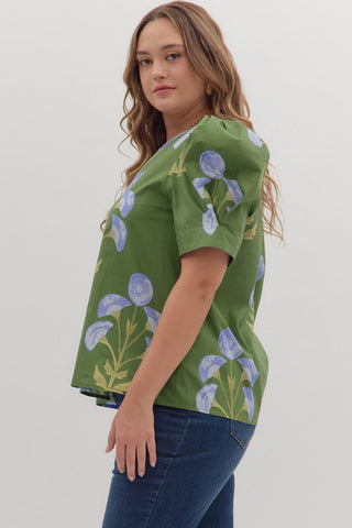 Lotus Flower Top- Curvy