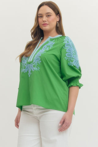 Sunshine State Blouse- Curvy