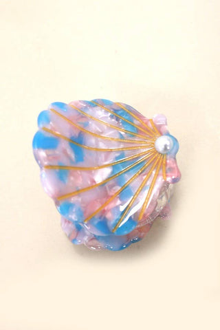 Beach Ocean Seashell Hair Claw Clips