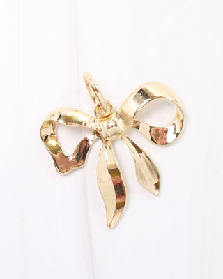 Beckett Bow Charm Gold