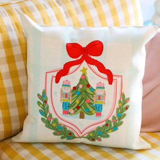 Nutcracker Crest Square Pillow