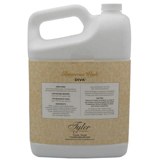 Gallon container of Tyler Glamorous Wash Diva on a white background