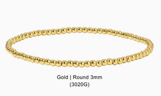 Gold beaded bracelet