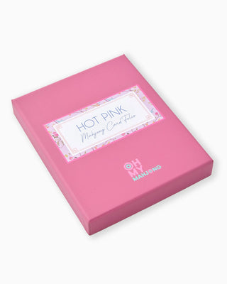 Pink Box for a Mahjong card folio