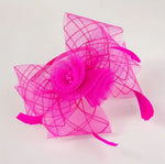 Hot Pink Feather Fascinator