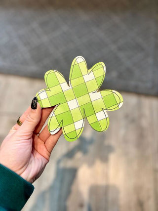 Lime Green Clover Attachment 5"